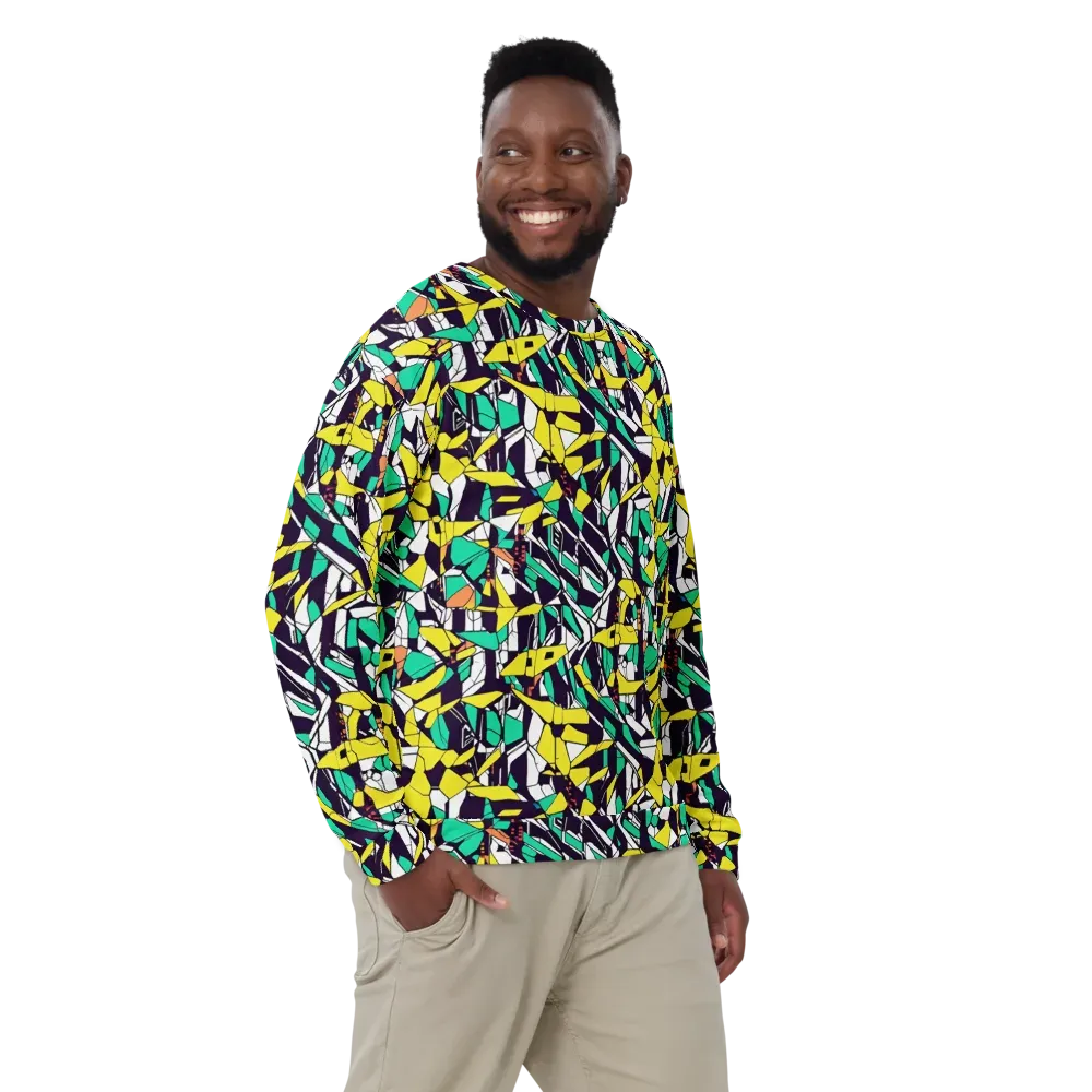 Electric Shards on Sweatshirt — Front