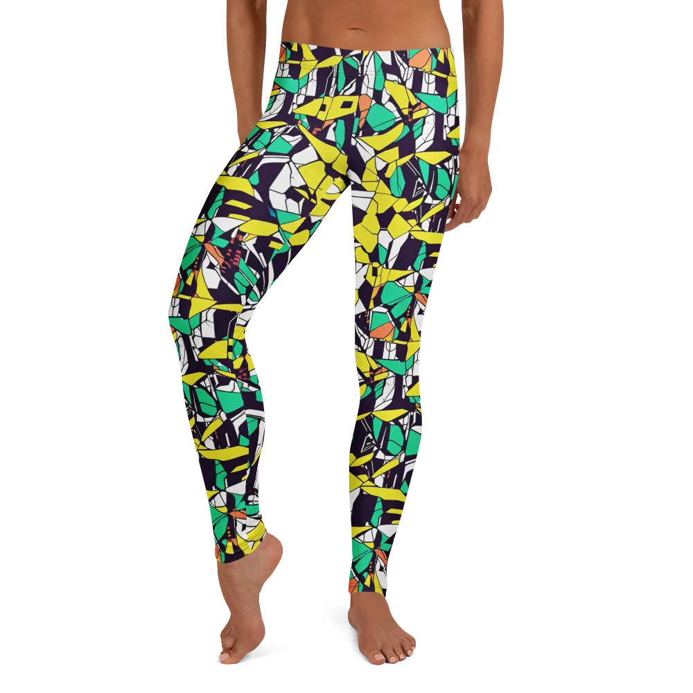 Electric Shards on Leggings — Front