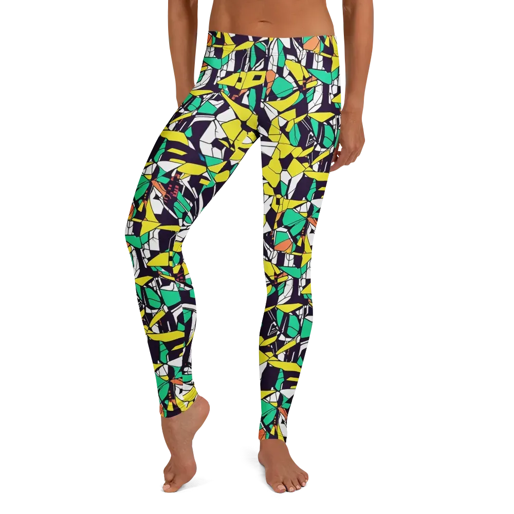 Electric Shards on Leggings — Front