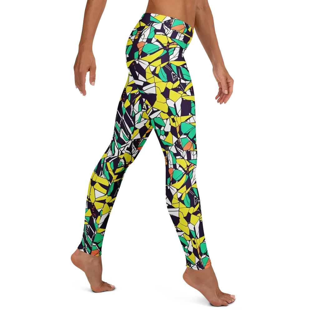Electric Shards on Leggings — Right