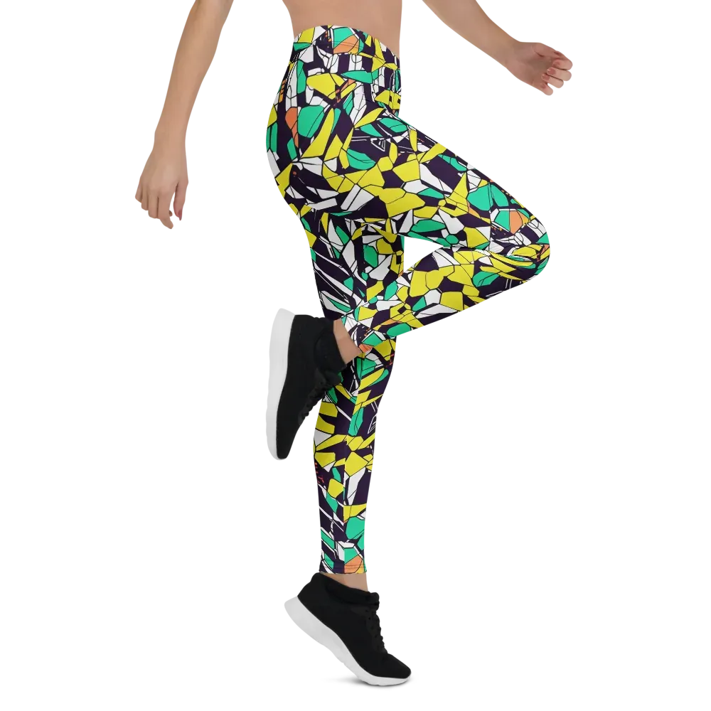 Electric Shards on Leggings — Right