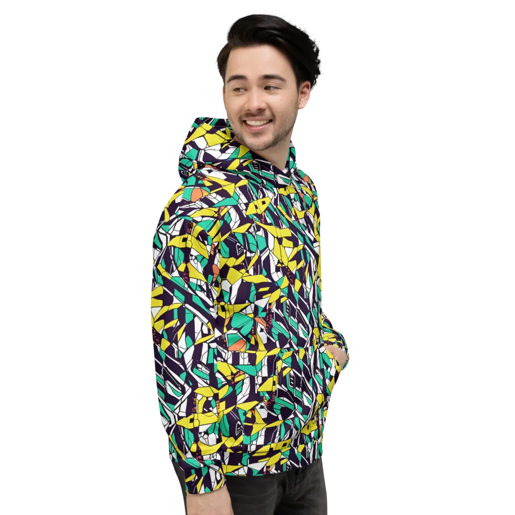 Electric Shards on Hoodie — Right