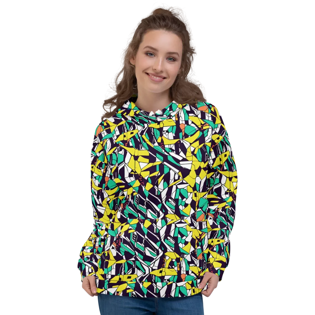 Electric Shards on Hoodie — Front