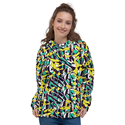 Electric Shards on a Hoodie