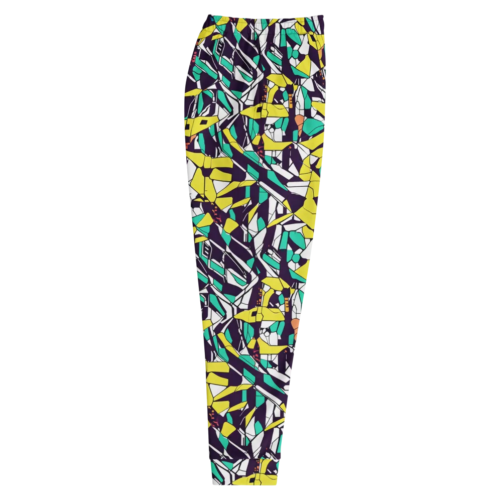 Electric Shards on Men's Joggers — Right