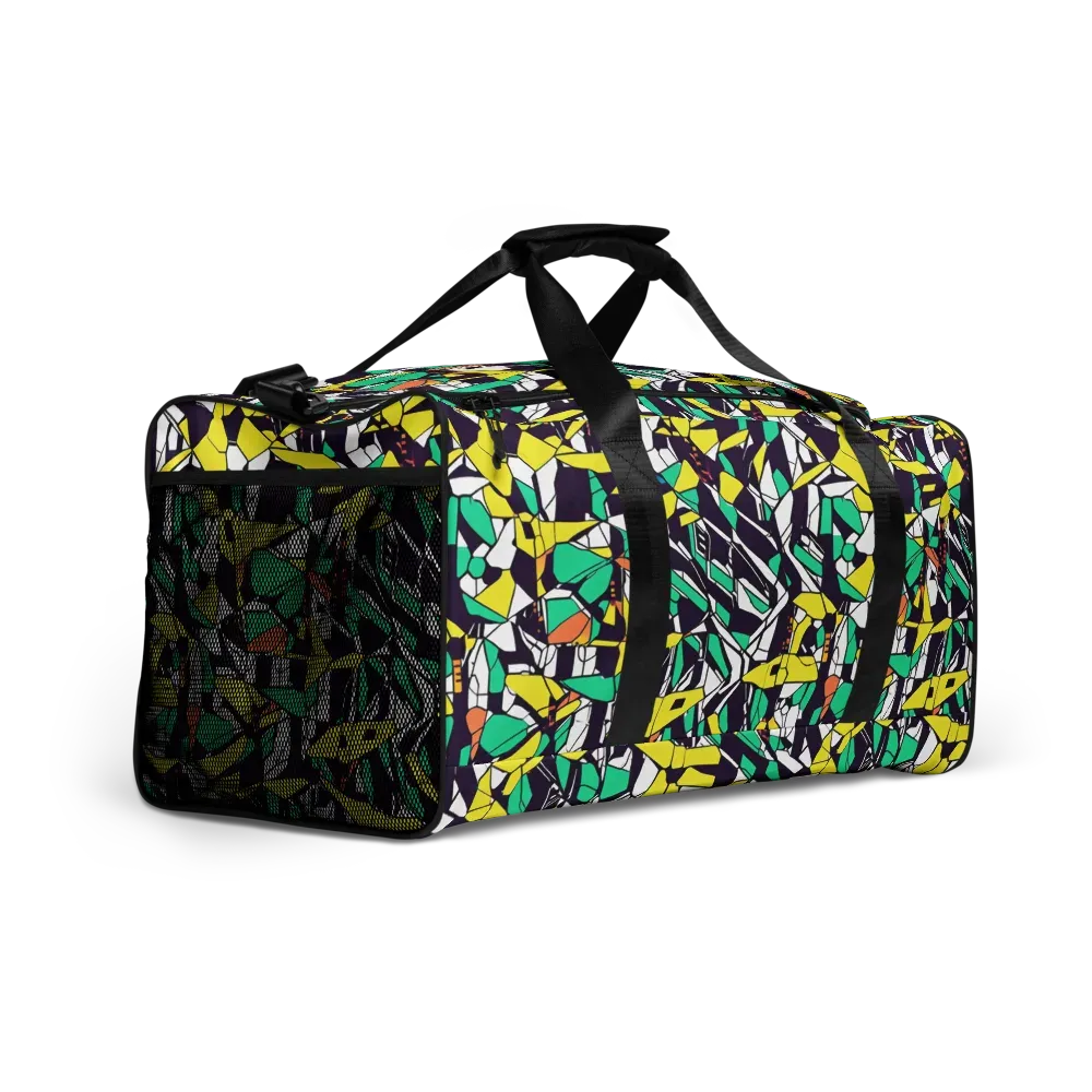Electric Shards on Duffle Bag — Right Front