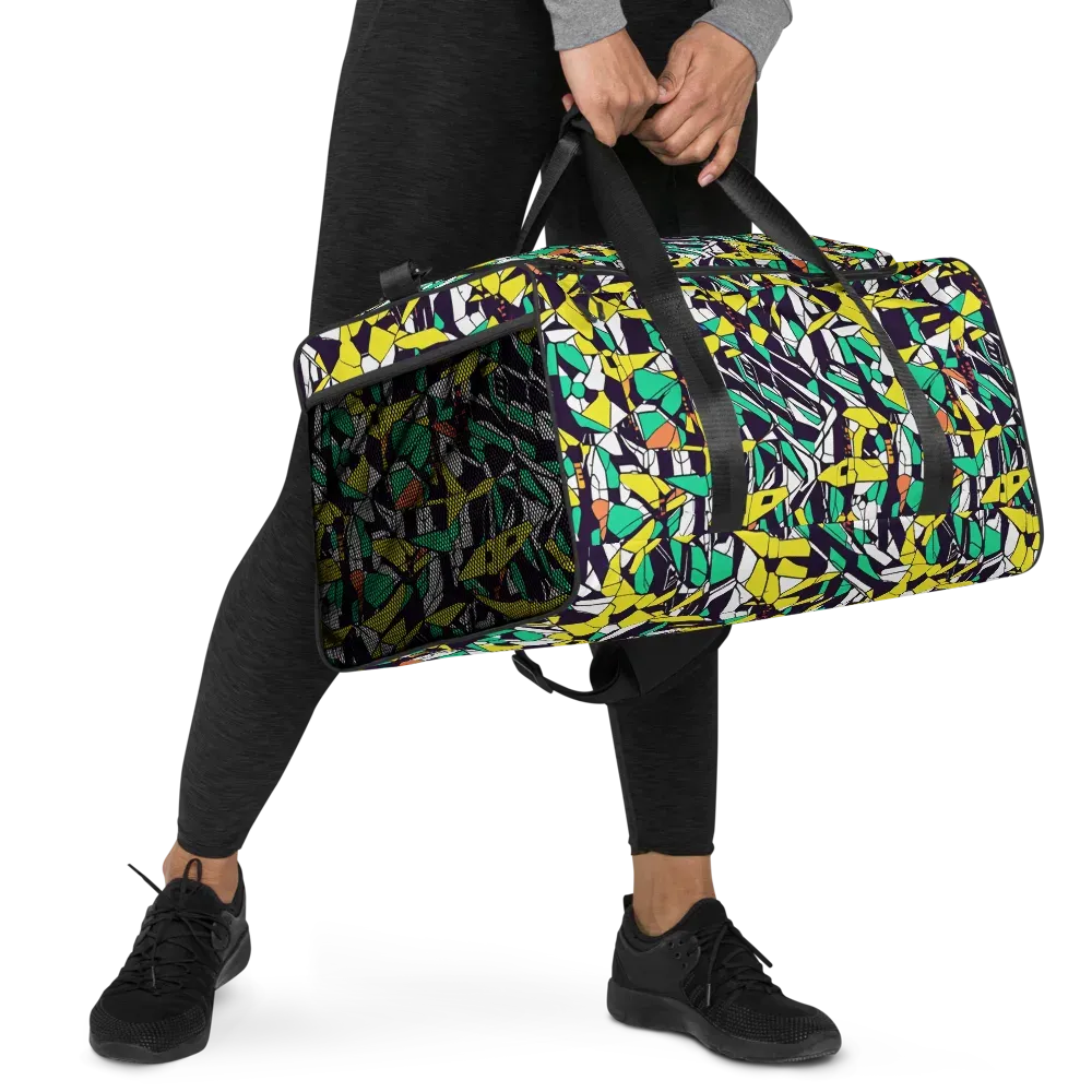 Electric Shards on Duffle Bag — Right Front