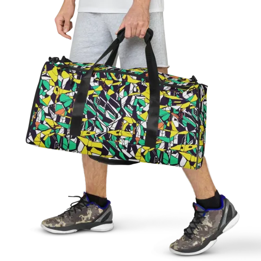 Electric Shards on a Duffle Bag