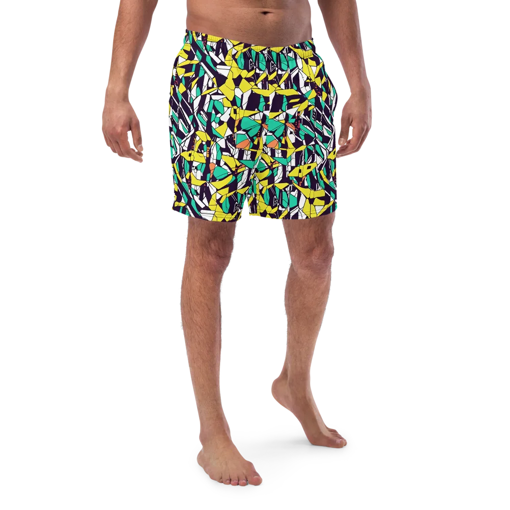 Electric Shards on Swim Trunks — Front
