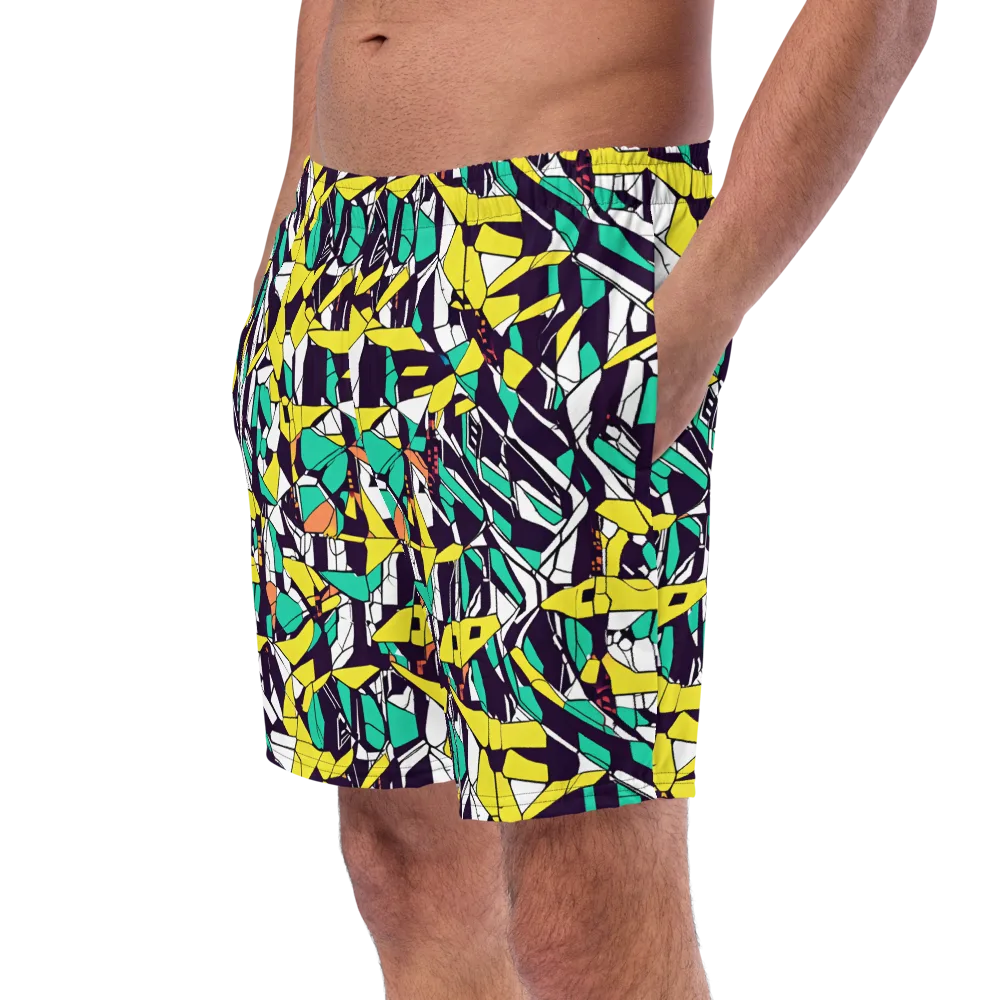 Electric Shards on Swim Trunks — Left Front