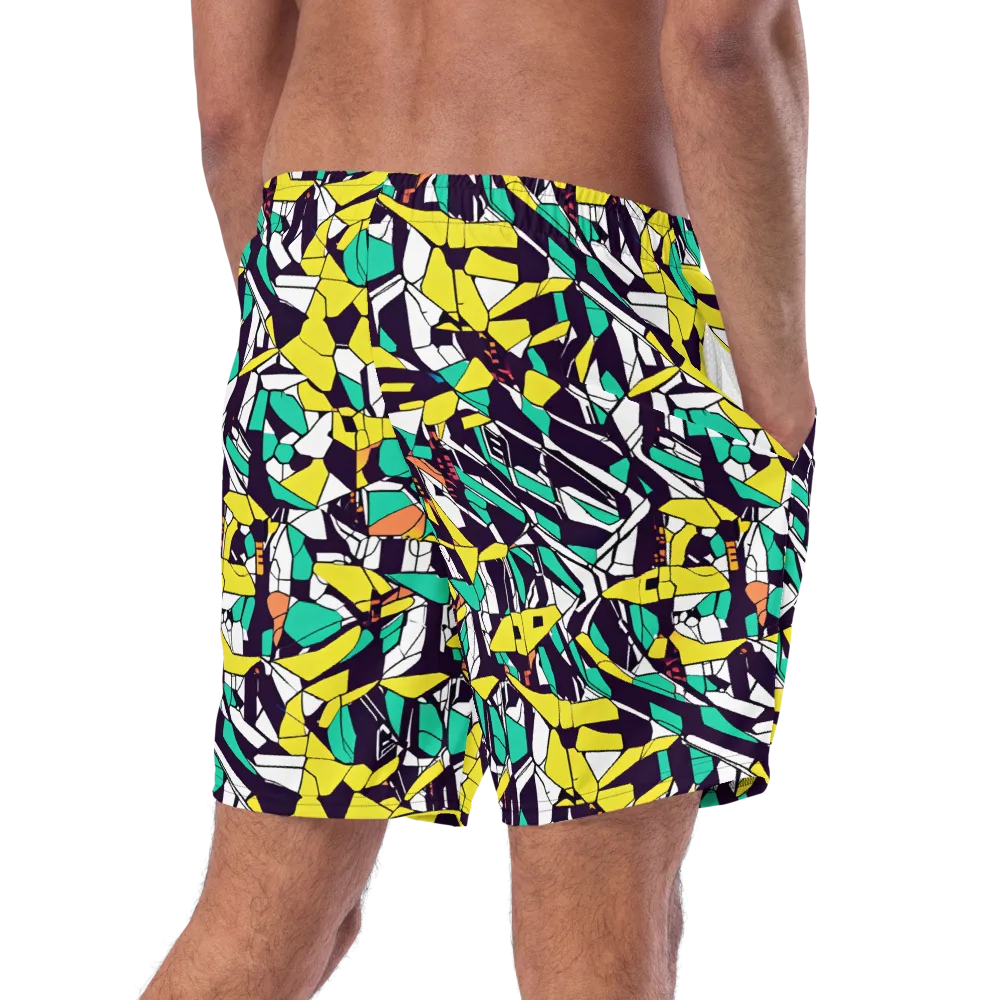 Electric Shards on Swim Trunks — Right Back