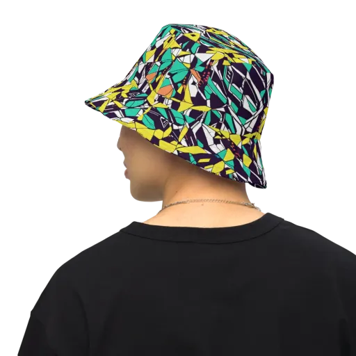 Electric Shards on a Reversible Bucket Hat