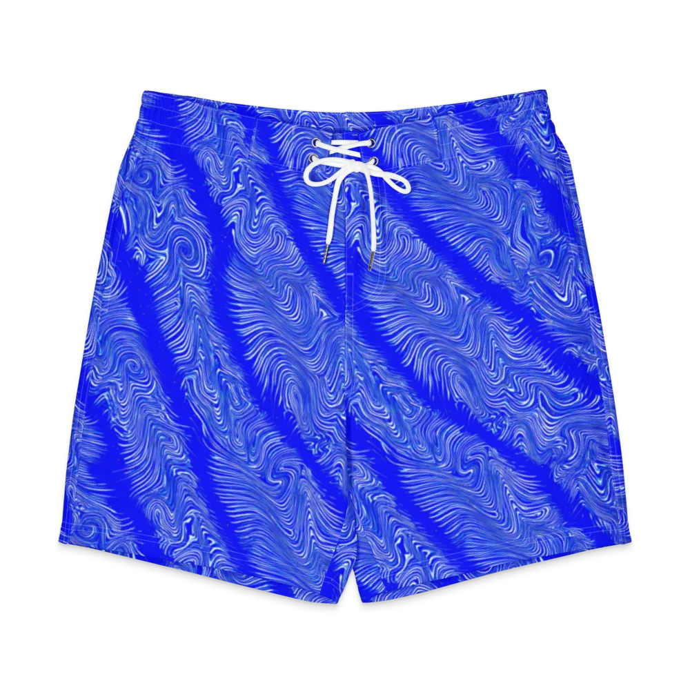 Electric Current on Men's Board Shorts — Front