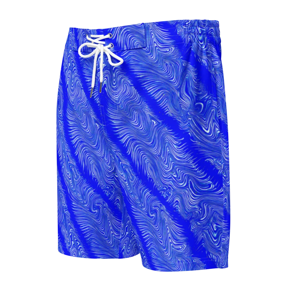 Electric Current on Men's Board Shorts — Front