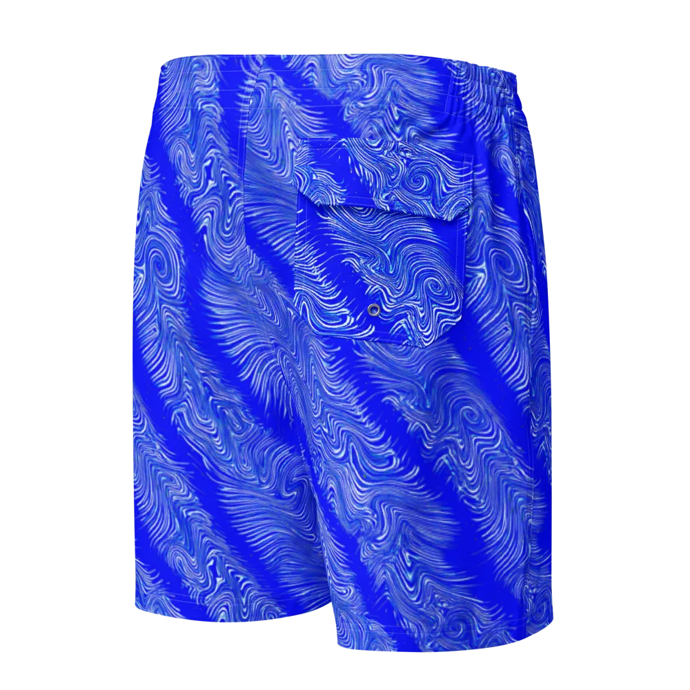 Electric Current on Men's Board Shorts — Back
