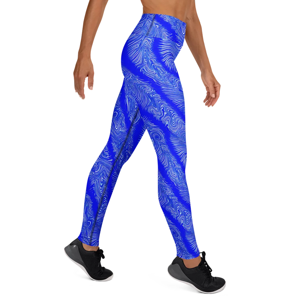 Electric Current on Yoga Leggings — Right