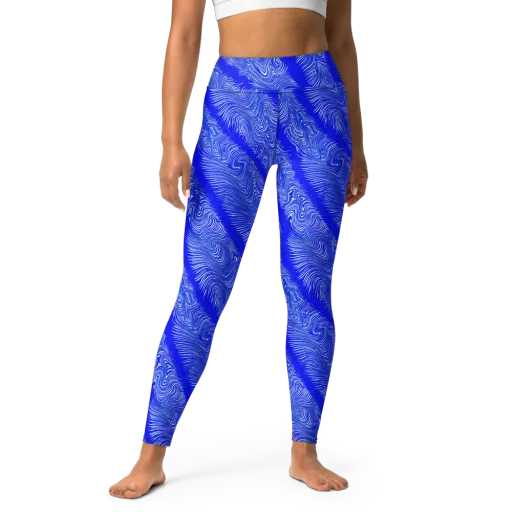 Electric Current on a Yoga Leggings