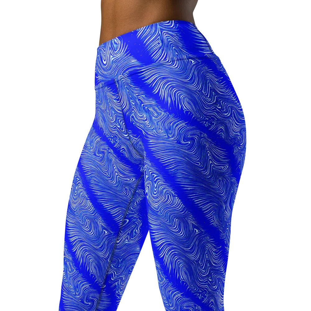 Electric Current on Yoga Leggings — Left Front