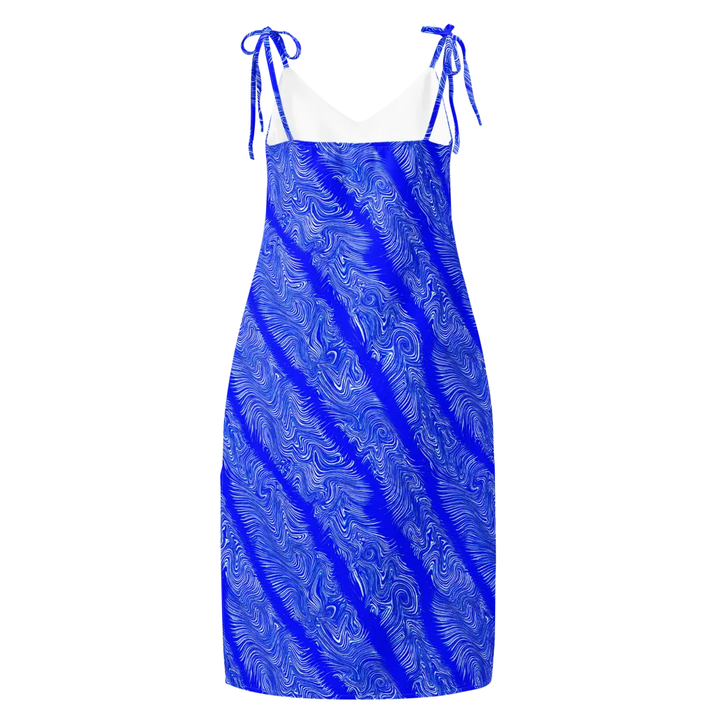 Electric Current on Slip Dress — Back