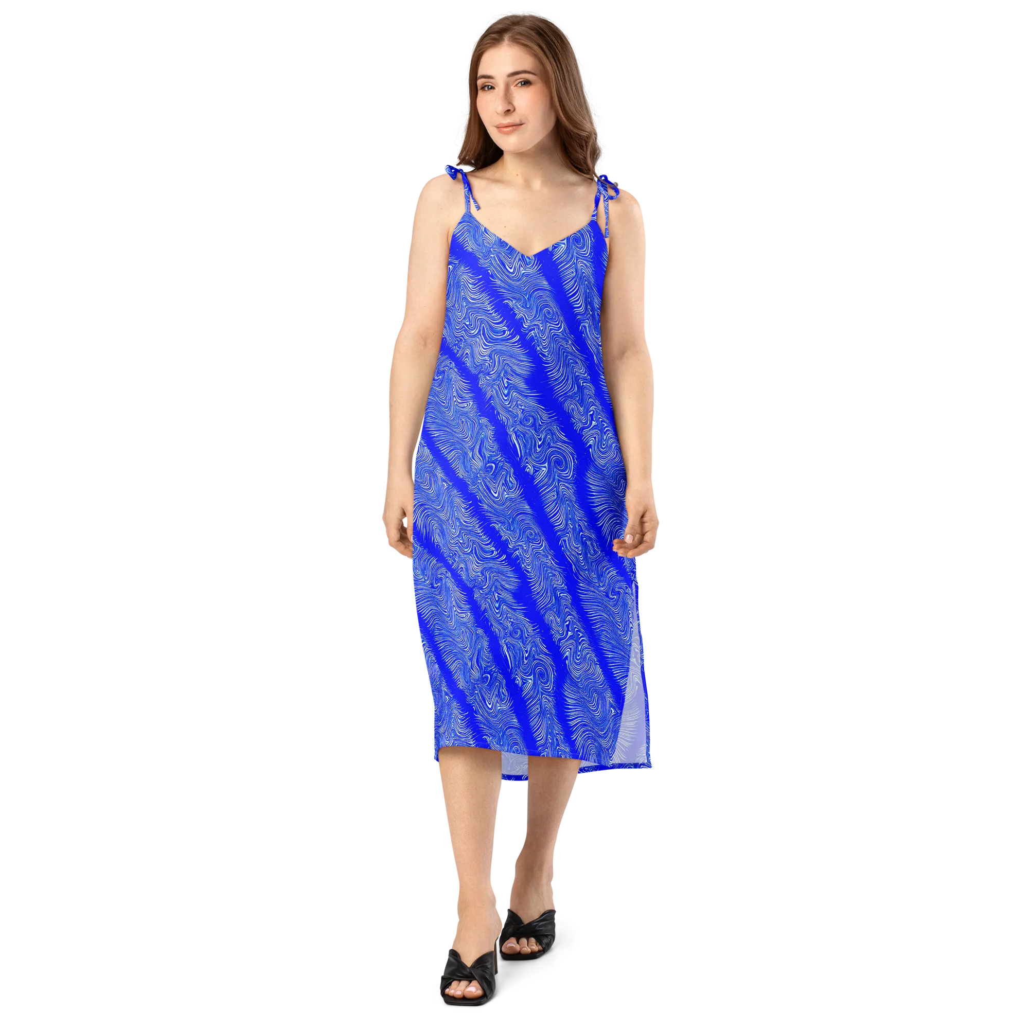 Electric Current on Slip Dress — Front