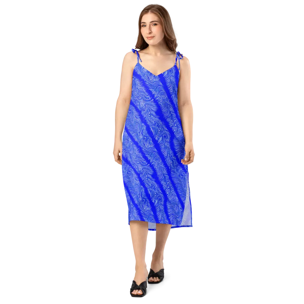 Electric Current on Slip Dress — Front