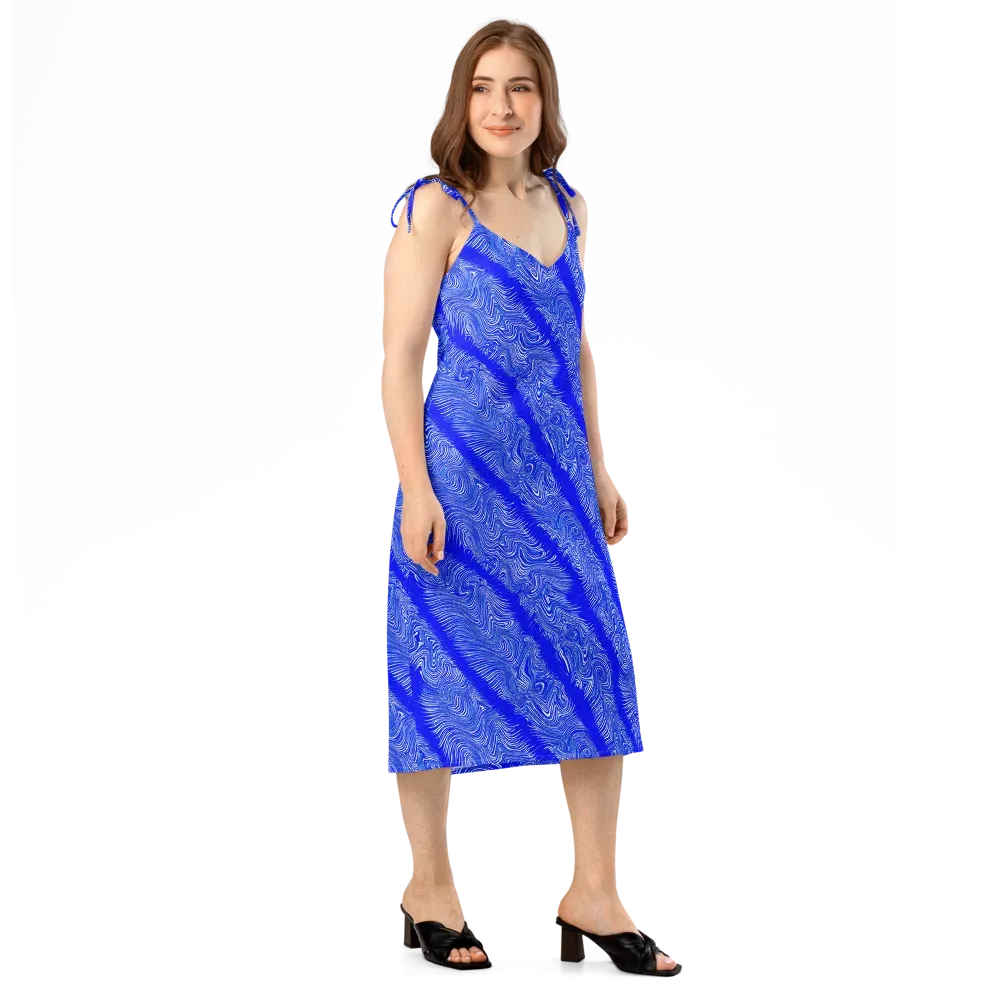 Electric Current on Slip Dress — Right Front