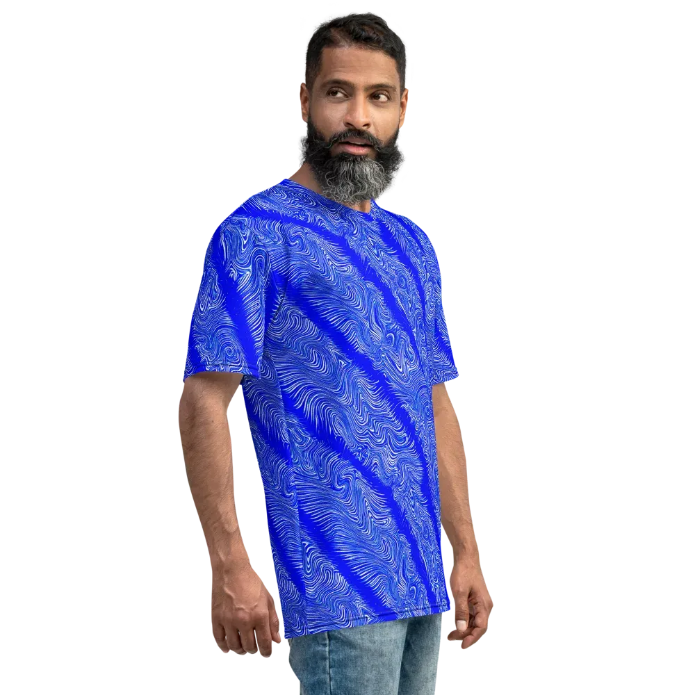 Electric Current on Men's Crew Neck T-Shirt — Right