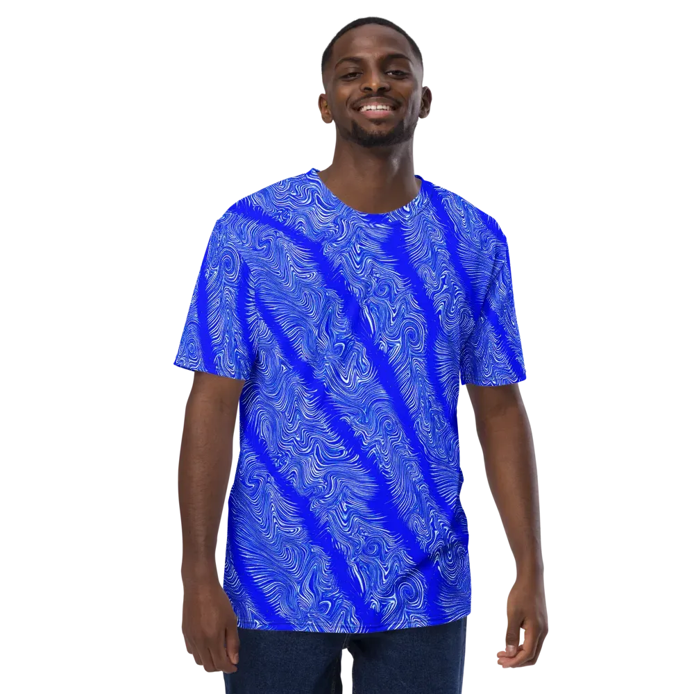 Electric Current on Men's Crew Neck T-Shirt — Front