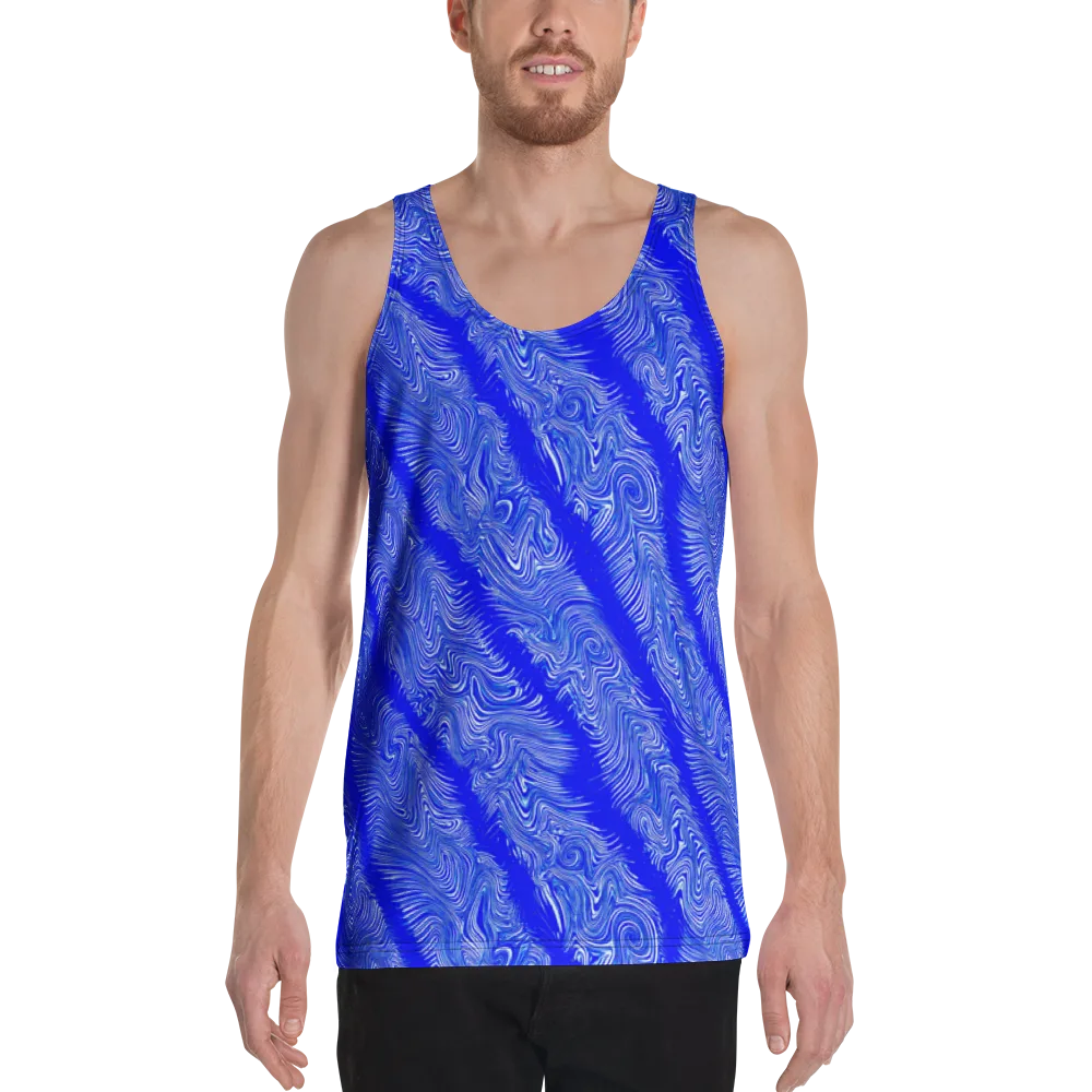 Electric Current on Men's Tank Top — Front