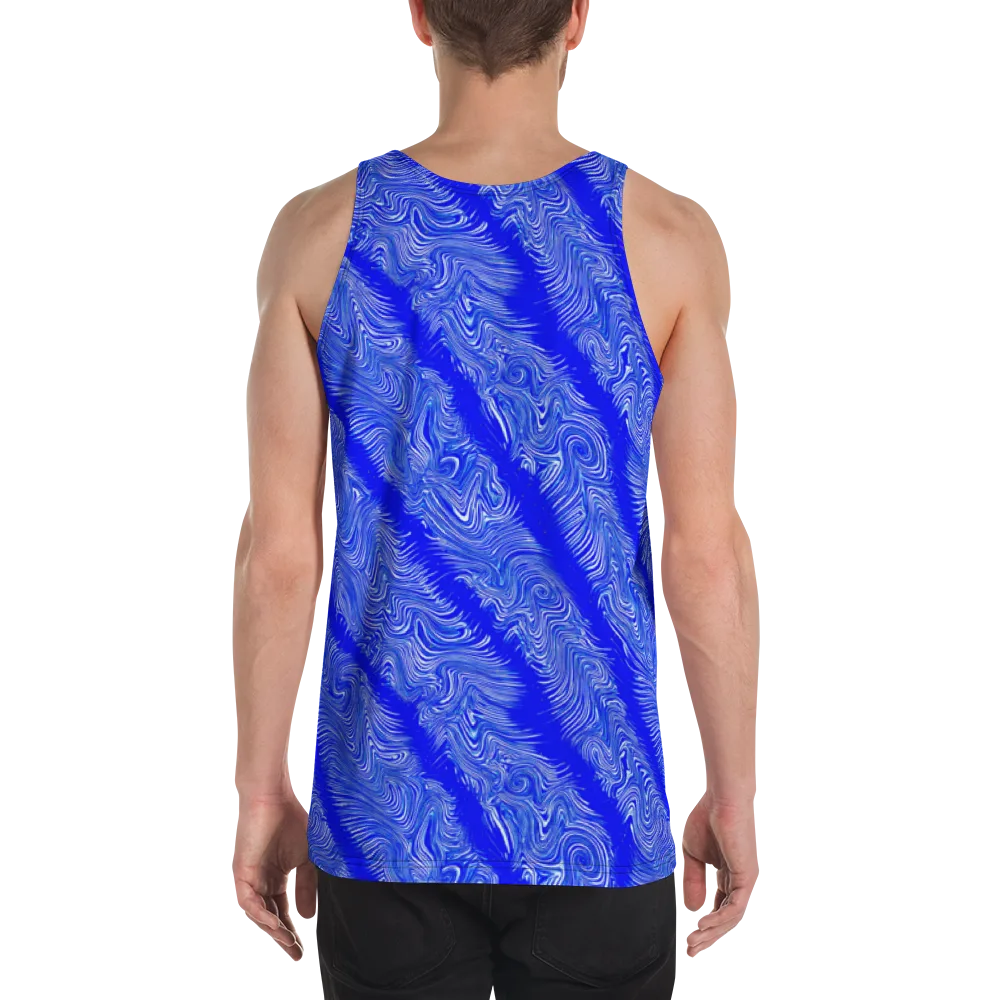Electric Current on Men's Tank Top — Back