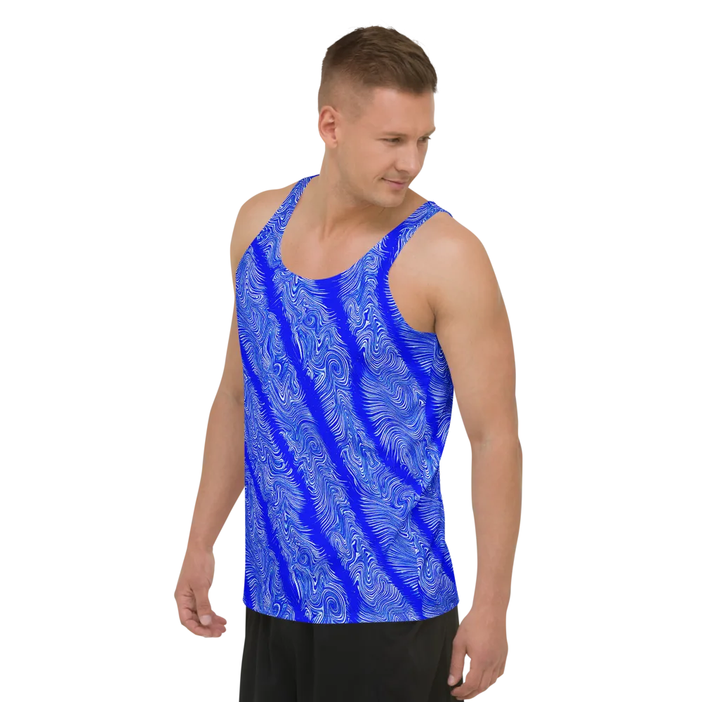 Electric Current on Men's Tank Top — Left Front