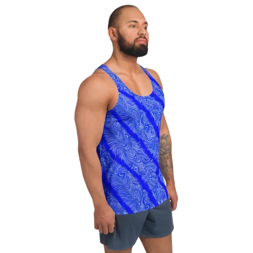 Electric Current on a Men's Tank Top