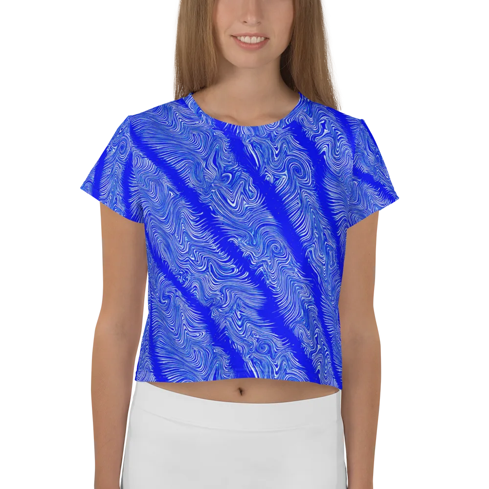 Electric Current on Crop Tee — Front