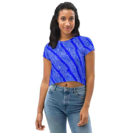 Electric Current on a Crop Tee