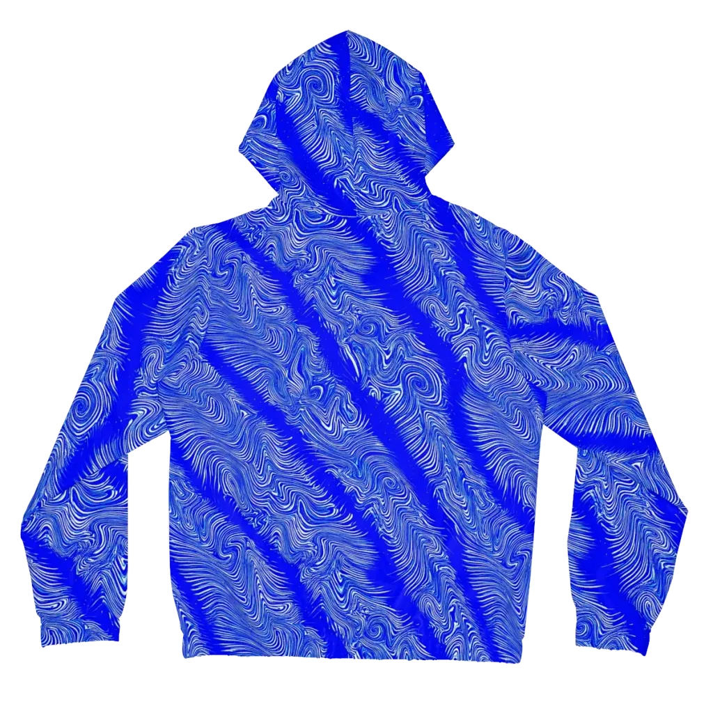 Electric Current on Women's Full-Zip Hoodie — Back