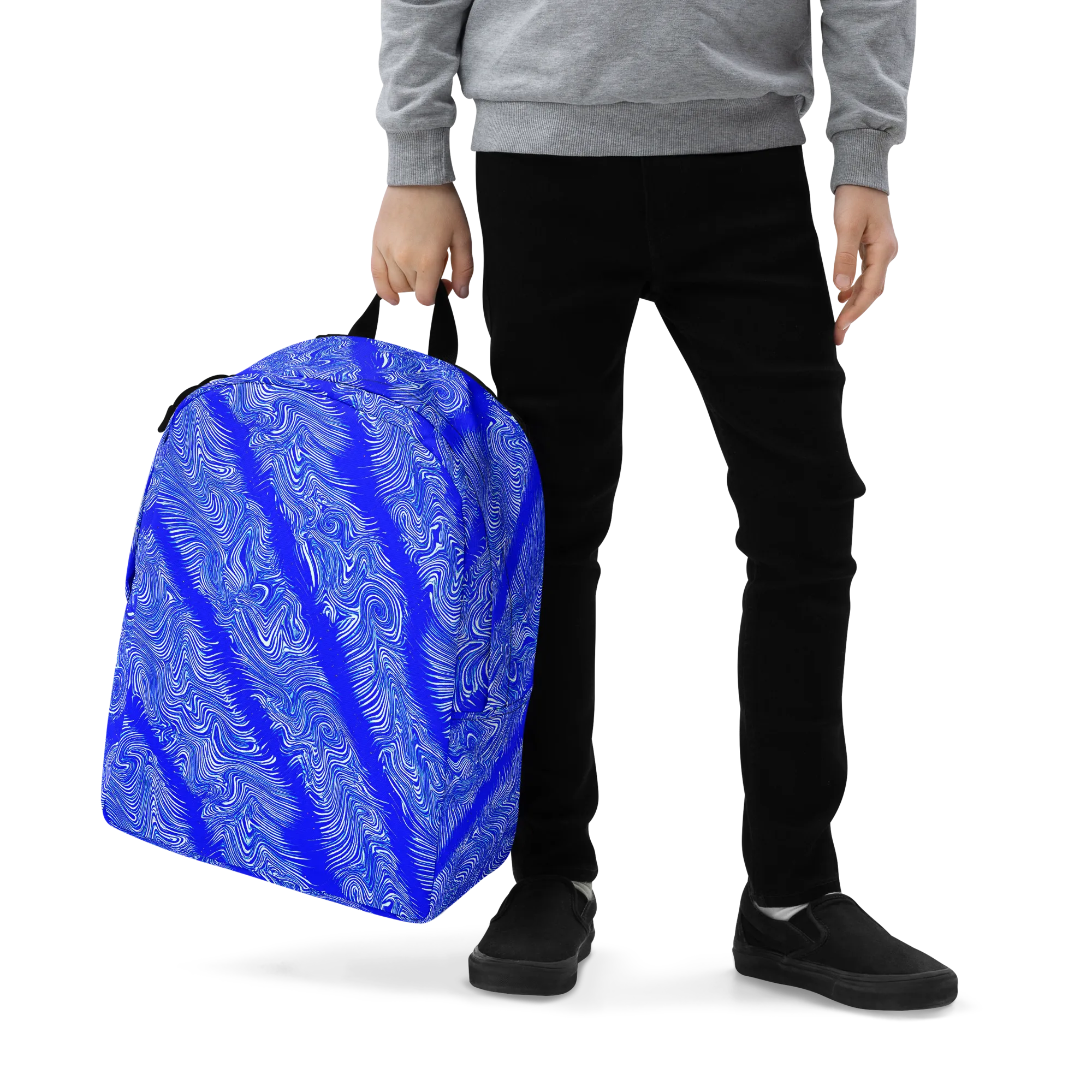 Electric Current on Minimalist Backpack — Zoomed-in