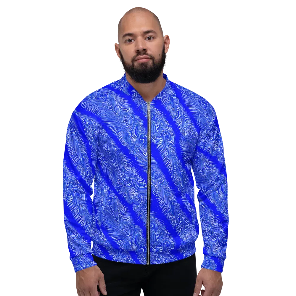 Electric Current on Bomber Jacket — Front