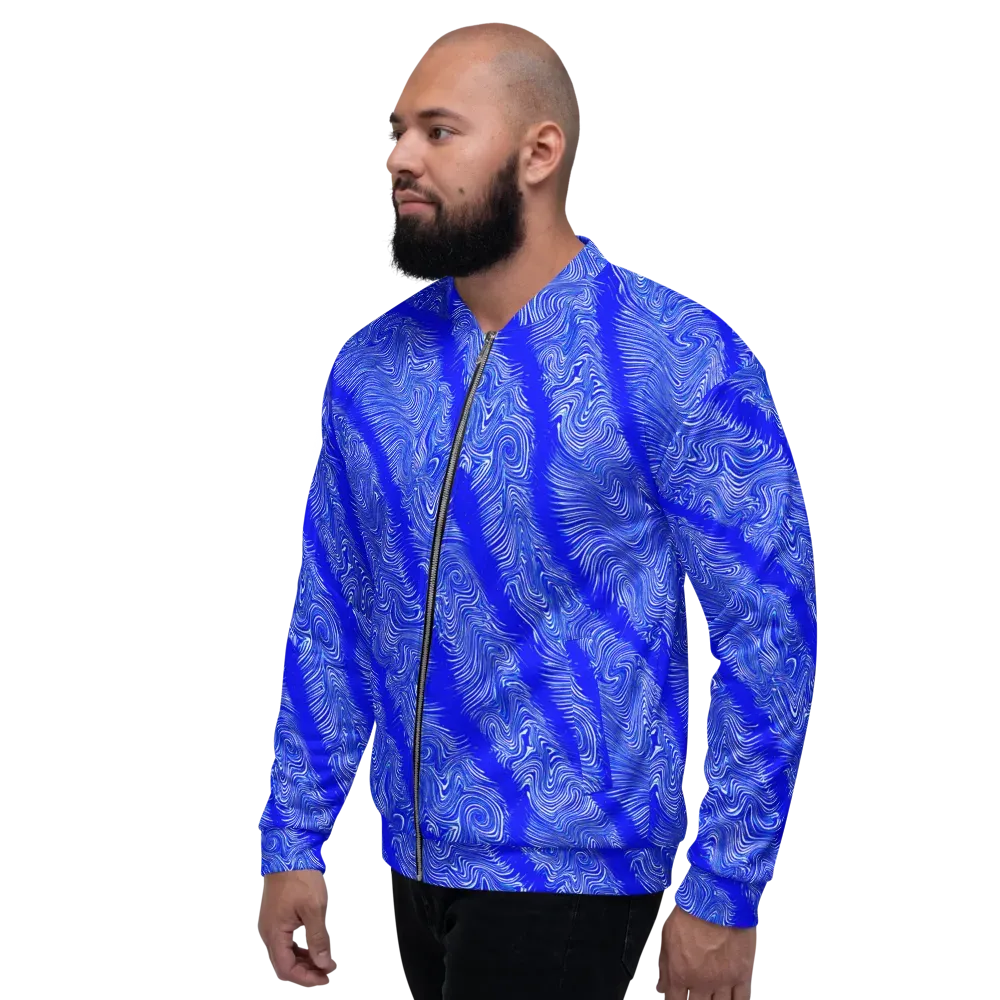 Electric Current on Bomber Jacket — Left