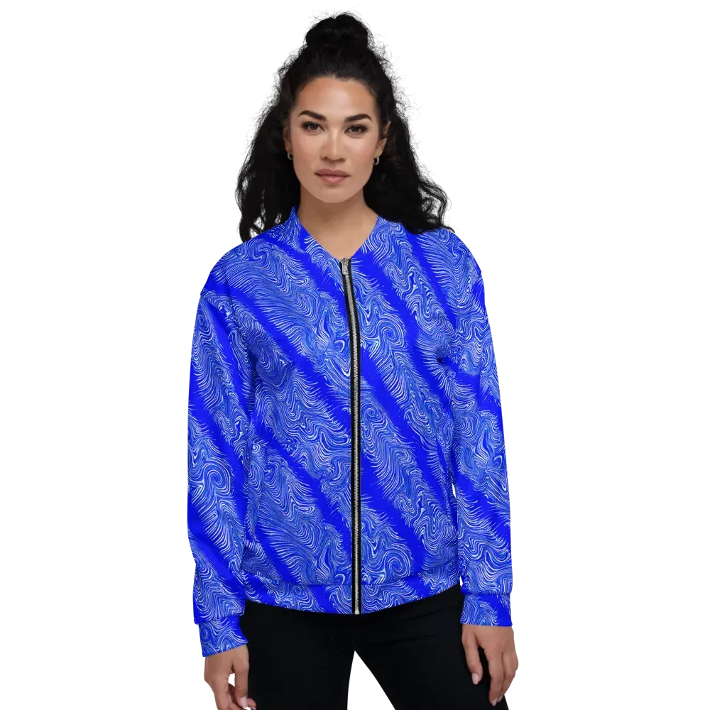 Electric Current on Bomber Jacket — Front