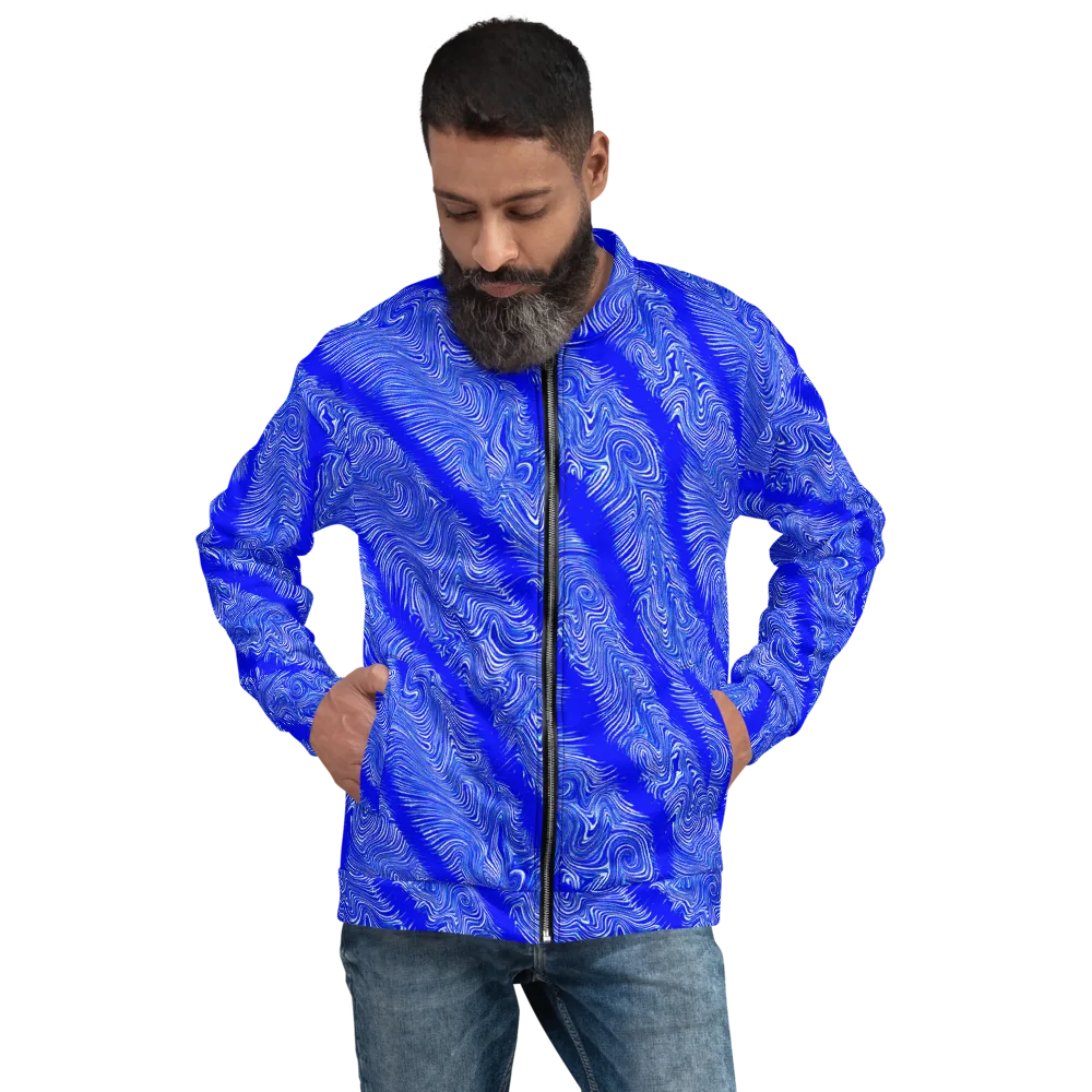 Electric Current on Bomber Jacket — Front
