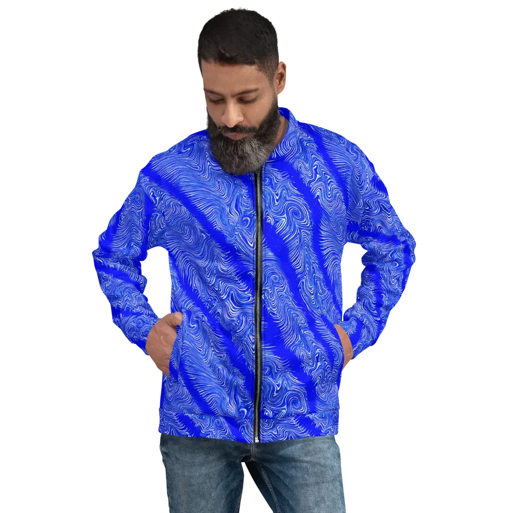 Electric Current on Bomber Jacket — Front