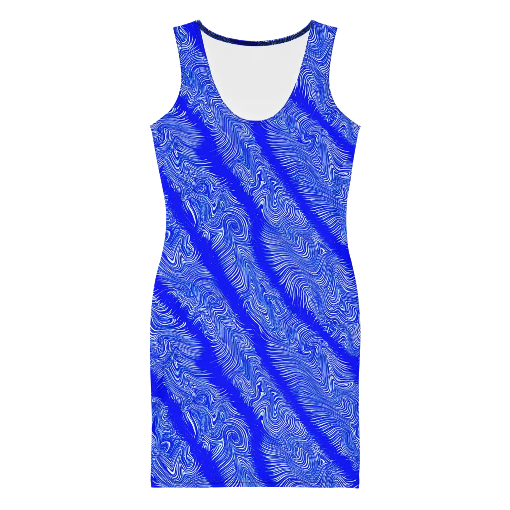 Electric Current on Bodycon Dress — Front