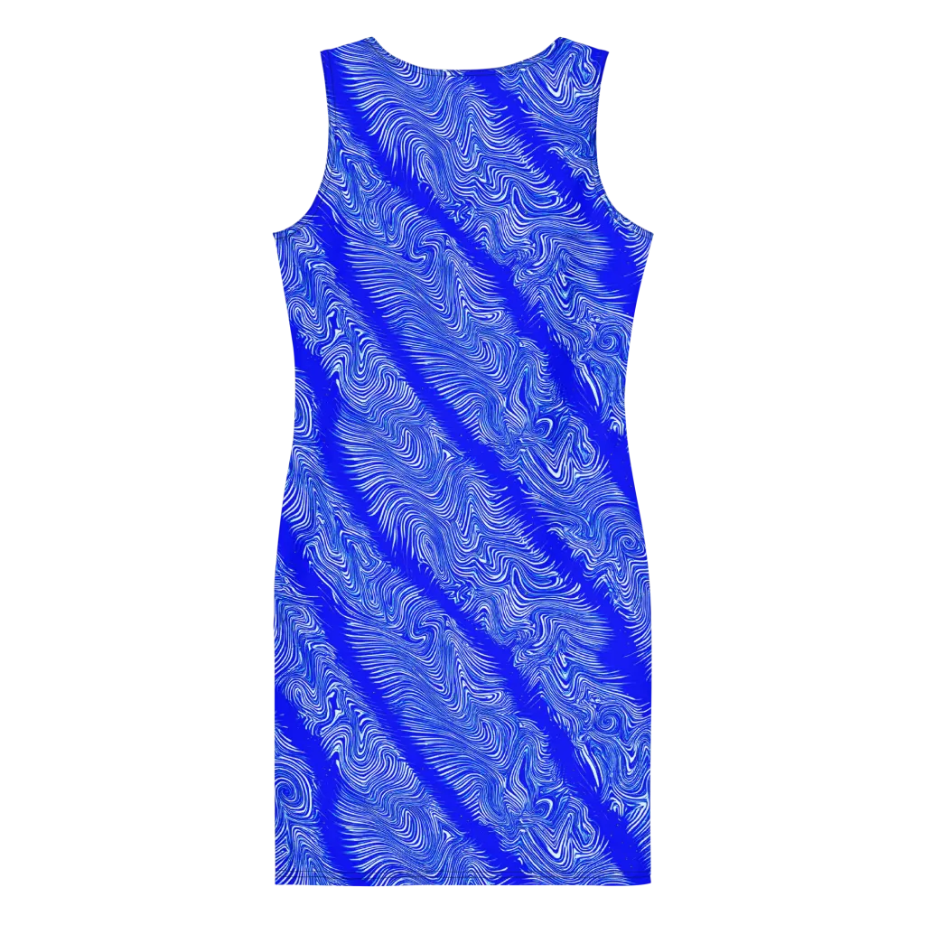 Electric Current on Bodycon Dress — Back