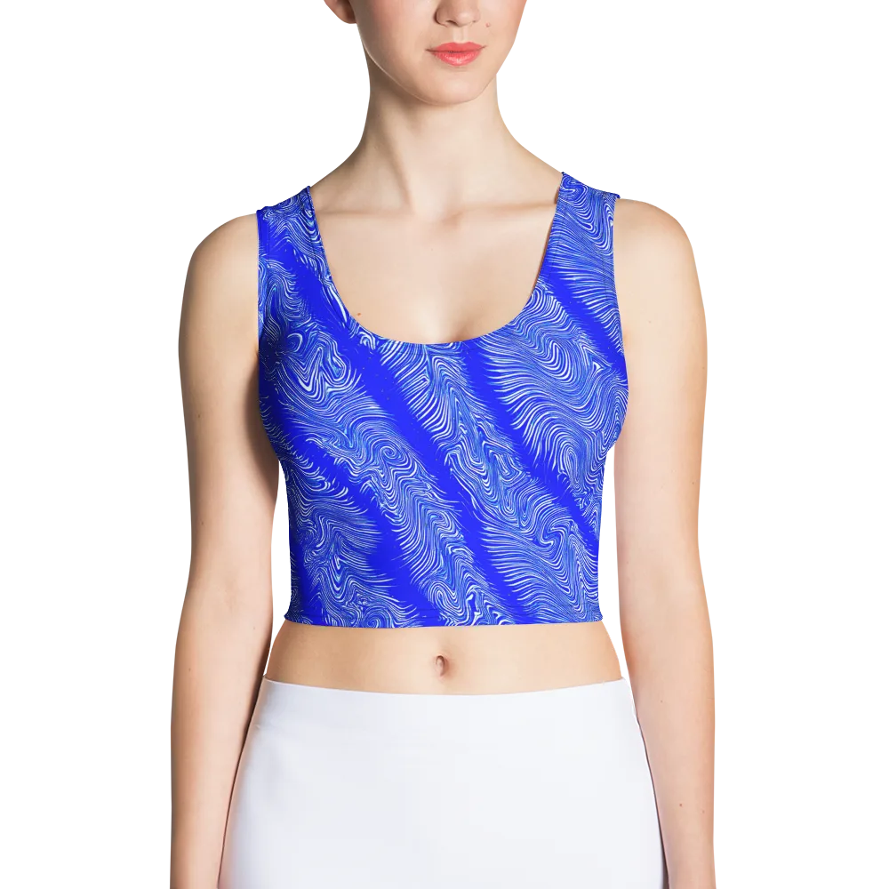 Electric Current on Crop Top — Front