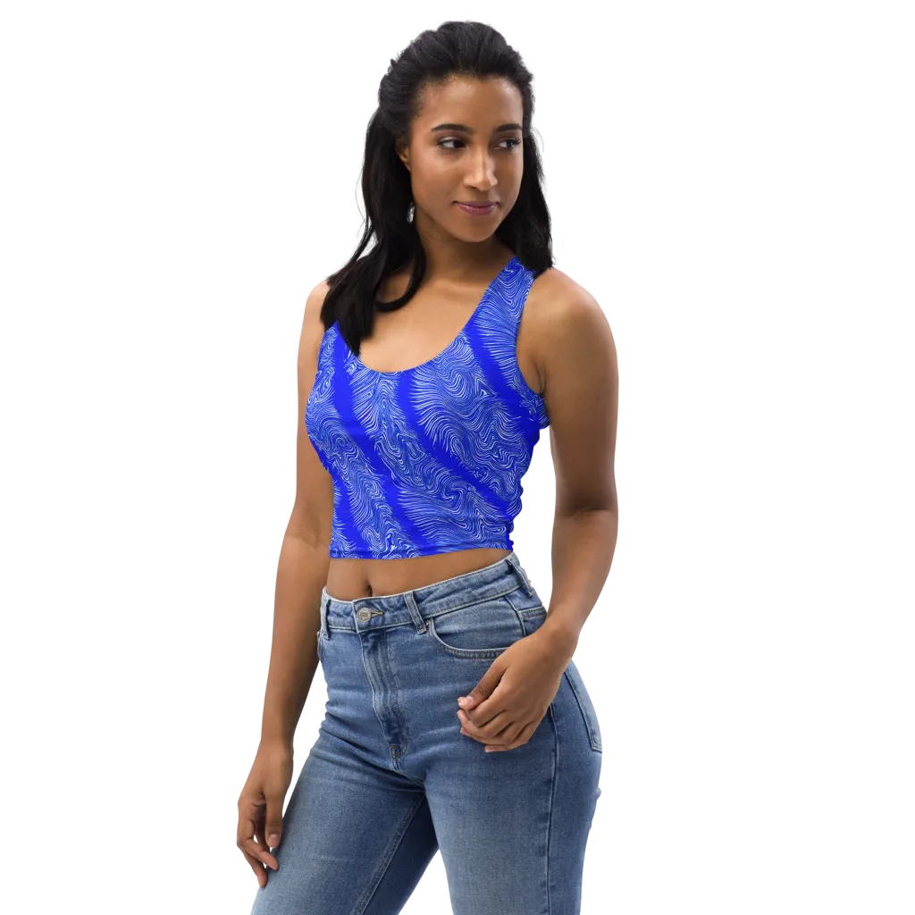 Electric Current on Crop Top — Left Front