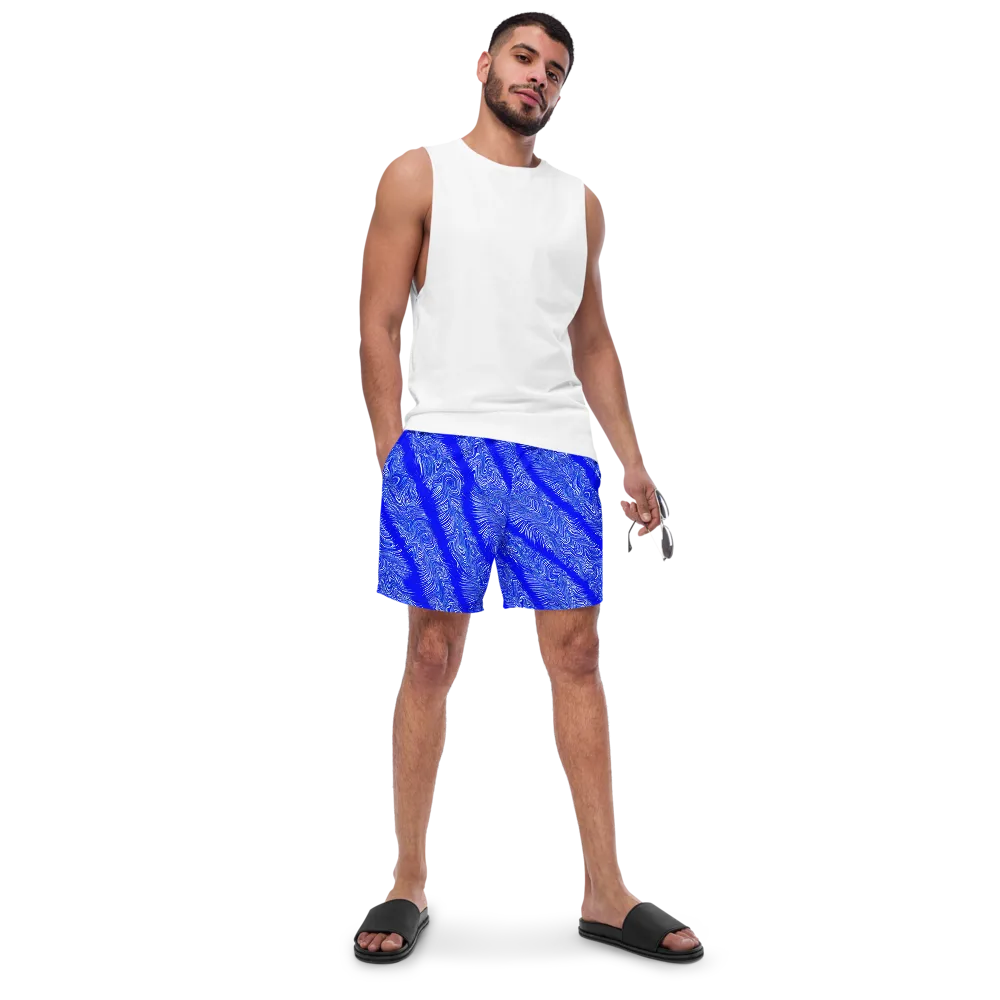 Electric Current on Swim Trunks — Front