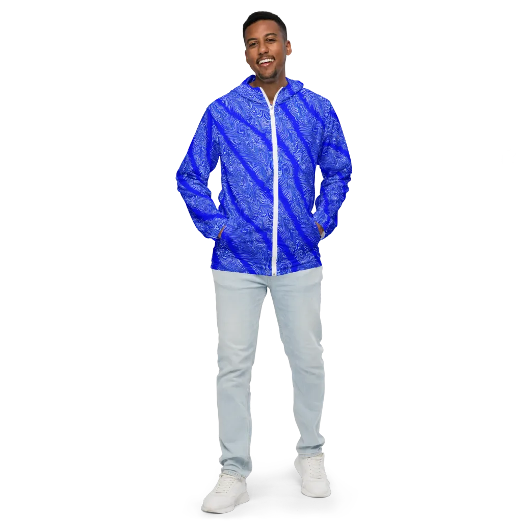 Electric Current on Men's Windbreaker — Front
