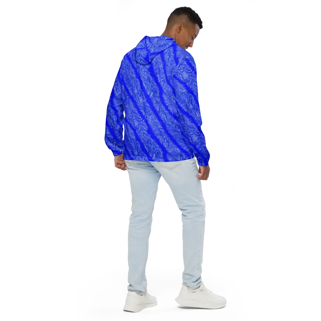 Electric Current on Men's Windbreaker — Back