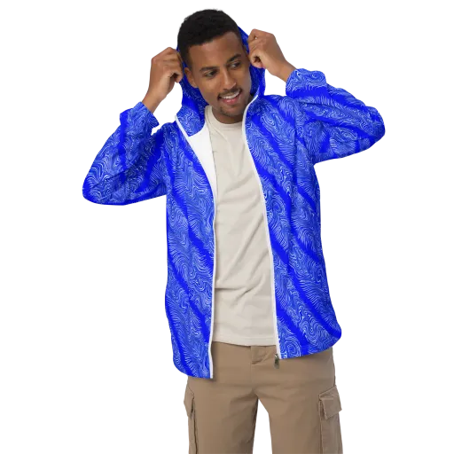 Electric Current on a Men's Windbreaker