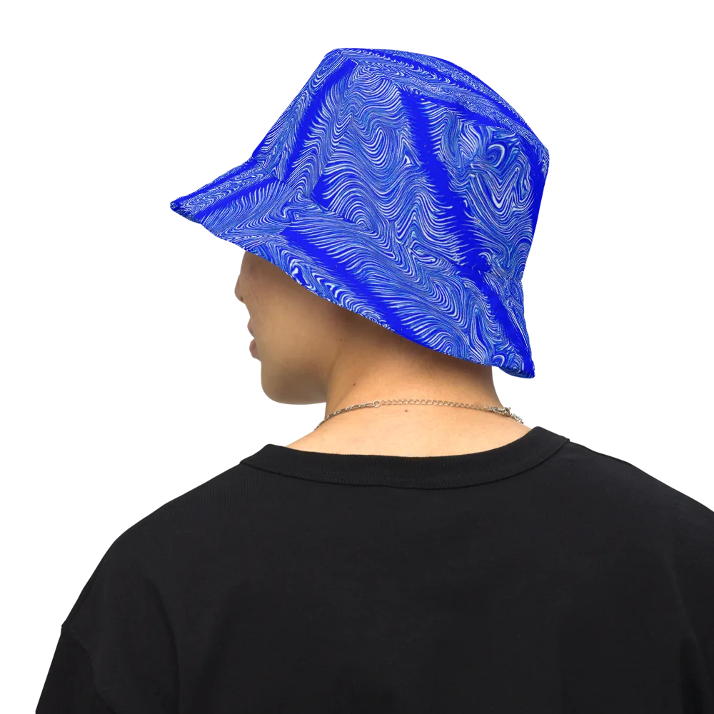 Electric Current on Reversible Bucket Hat — Back Inside